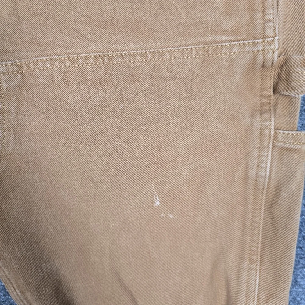 Carhartt Shorts Womens 14 Regular Cutoff Brown‎ Double Front Knee Utility 104296
